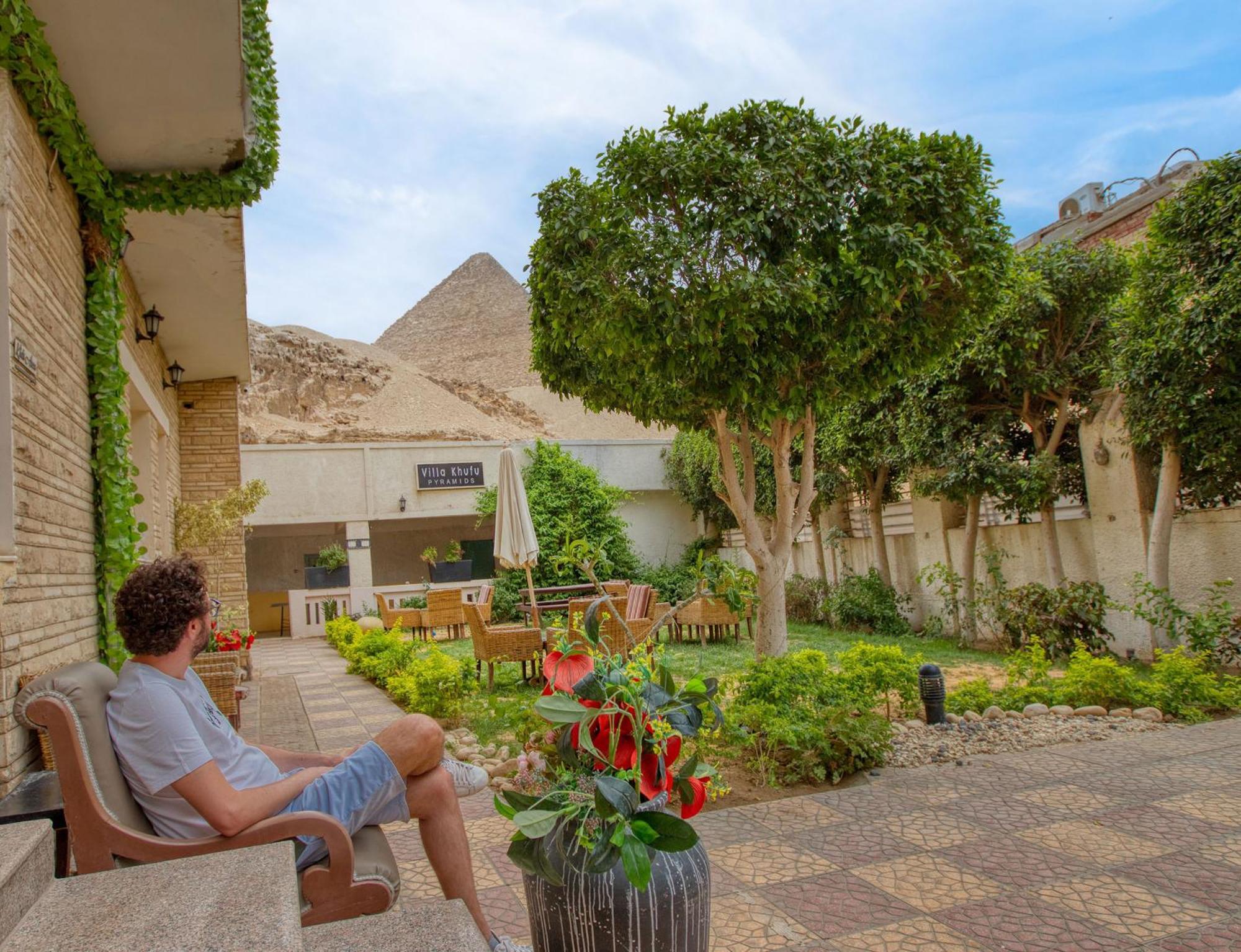 Villa Khufu Pyramids Hotel Kafrat al Jabal Exterior photo